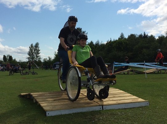 Shoretrax system adapted for all ability cycling